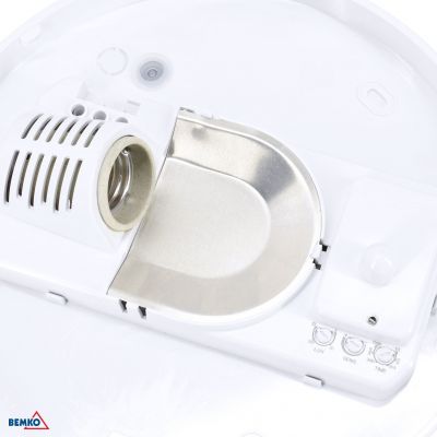 PLAFONIERA TAZAN Z CZUJ. MIKRO.1X60W E27 IP44 FI-28 SZKŁO+PC BEMKO (C38-ST72-140G-MS)